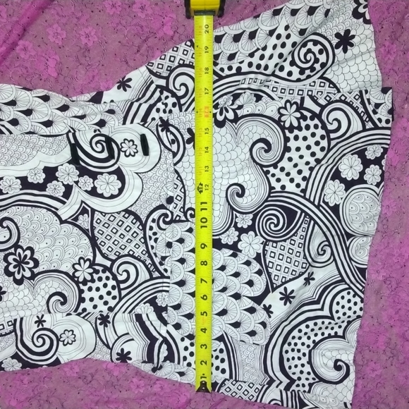 Vtg 1960s paisley mod mini dress - Picture 15 of 16